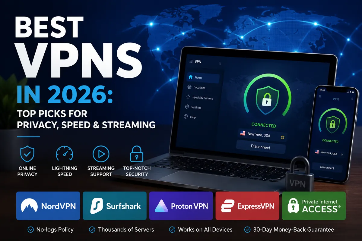 Best VPNs in 2026